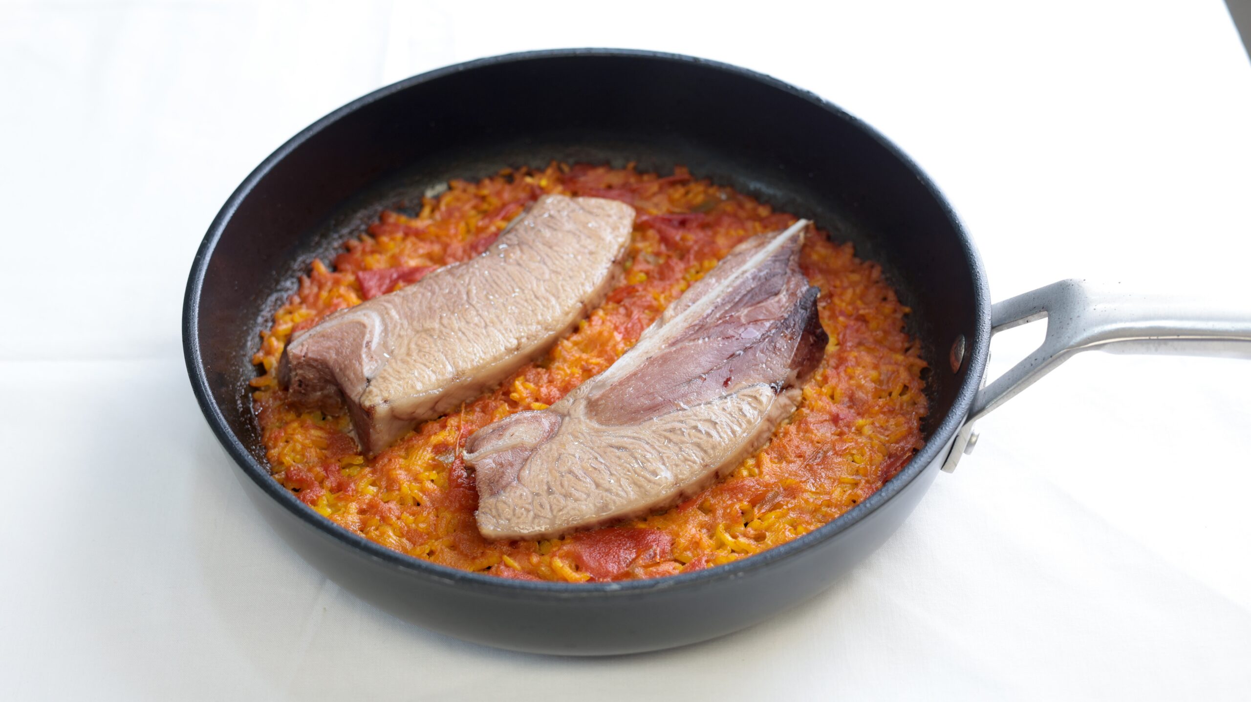 Arroz con parpatana de atún